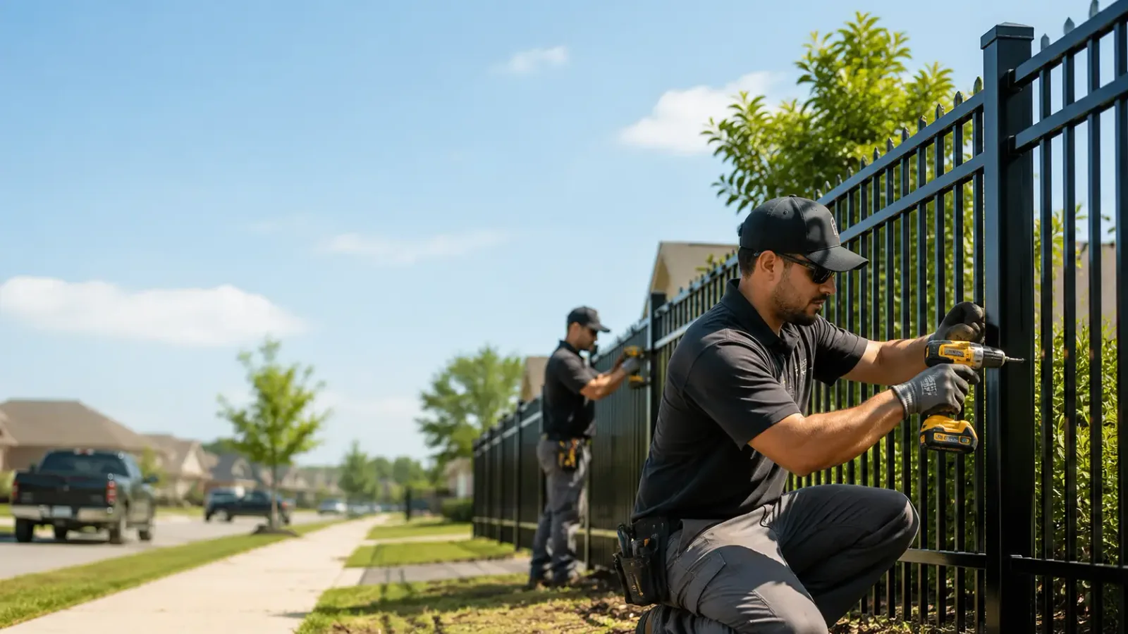 Metal Fence Installation in Urbandale, IA